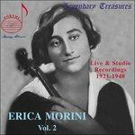 Live & Studio Record. V. 2 - CD Audio di Erica Morini