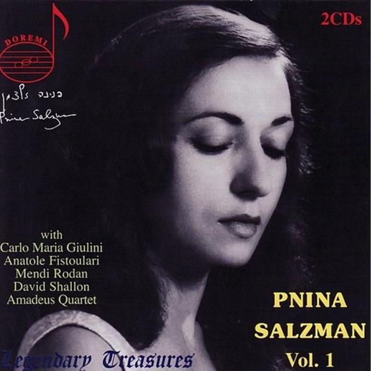 Pnina Salzman vol.1 - CD Audio di Pnina Salzman