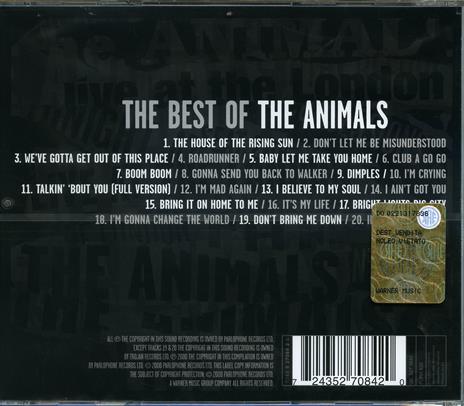 The Best of the Animals - CD Audio di Animals - 2