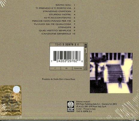 Stupido Hotel - CD Audio di Vasco Rossi - 2