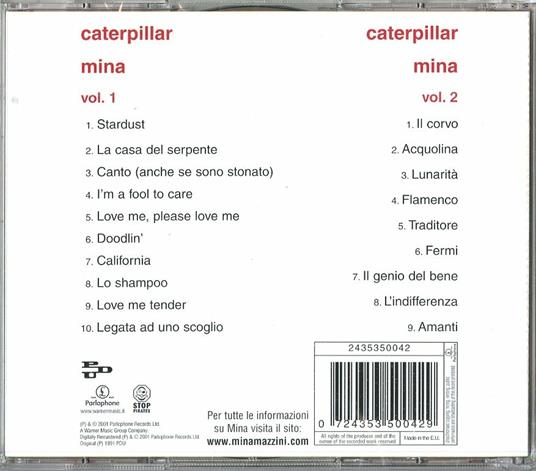 Caterpillar - CD Audio di Mina - 2
