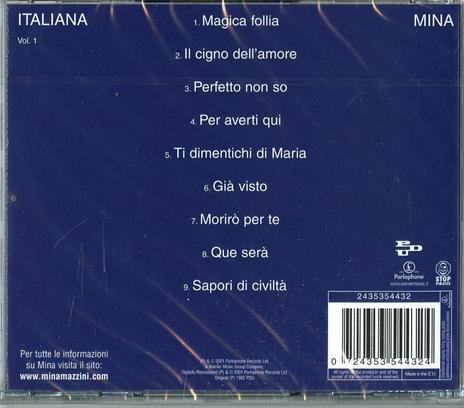 Italiana vol.1 - CD Audio di Mina - 2