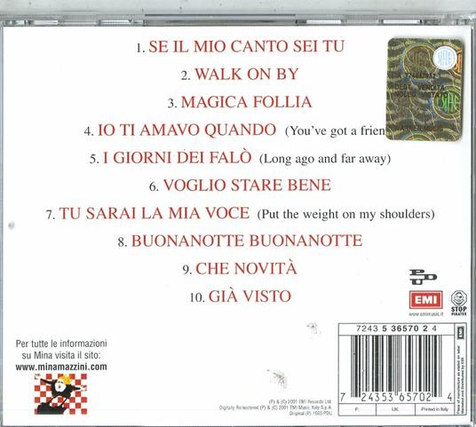 Del mio meglio n.8 - CD Audio di Mina - 2