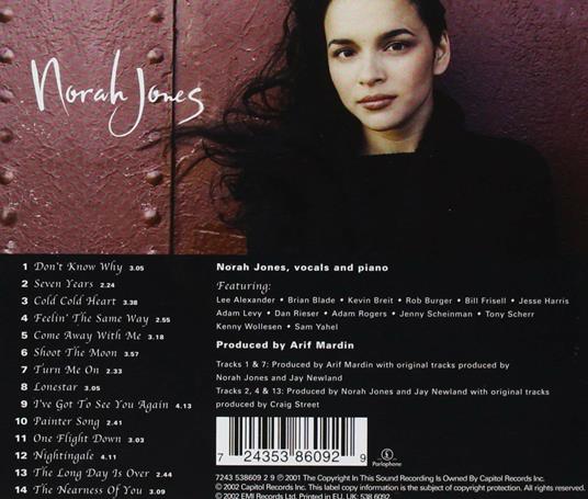 Come Away with Me - CD Audio di Norah Jones - 2