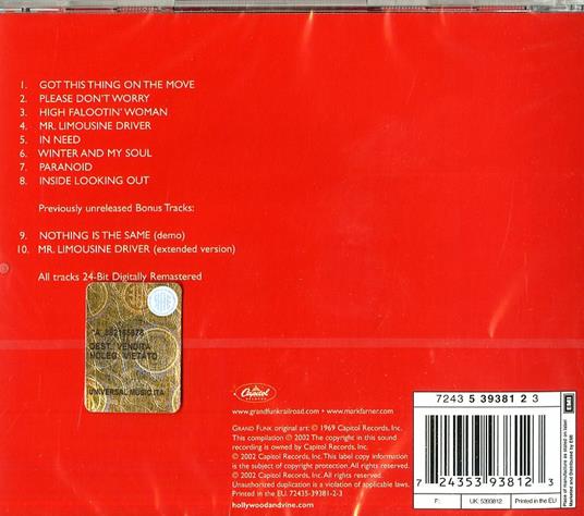 Grand Funk - CD Audio di Grand Funk Railroad - 2