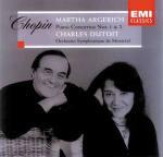 Concerti per pianoforte n.1, n.2 - CD Audio di Frederic Chopin,Martha Argerich,Charles Dutoit