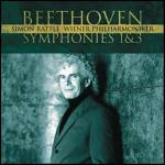 Sinfonie n.1, n.3 - CD Audio di Ludwig van Beethoven,Simon Rattle,Wiener Philharmoniker