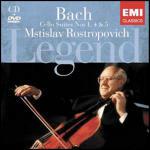 Legend: Rostropovich - CD Audio + DVD di Johann Sebastian Bach,Mstislav Rostropovich