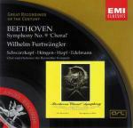 Sinfonia n.9 - CD Audio di Ludwig van Beethoven,Wilhelm Furtwängler,Elisabeth Schwarzkopf,Hans Hopf,Otto Edelmann,Elisabeth Hongen,Bayreuth Festival Orchestra