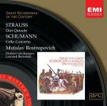 Don Chisciotte (Don Quixote) / Concerto per violoncello - CD Audio di Leonard Bernstein,Robert Schumann,Richard Strauss,Mstislav Rostropovich,Orchestre National de France