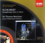 Sinfonie n.3, n.5, n.6 - CD Audio di Franz Schubert,Sir Thomas Beecham