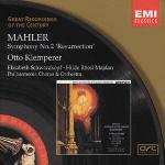 Sinfonia n.2 - CD Audio di Gustav Mahler,Otto Klemperer,Elisabeth Schwarzkopf,Hilde Rössel-Majdan,Philharmonia Orchestra