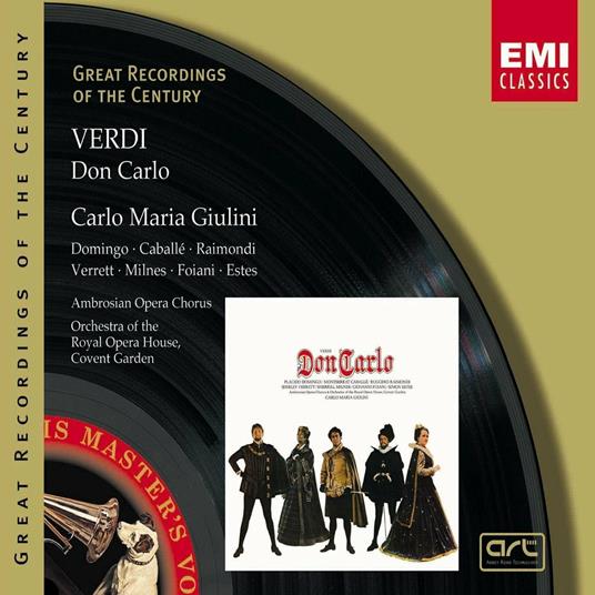 Don Carlo - CD Audio di Montserrat Caballé,Placido Domingo,Giuseppe Verdi,Carlo Maria Giulini