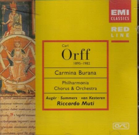 Carmina Burana - CD Audio di Carl Orff,Riccardo Muti,Philharmonia Orchestra