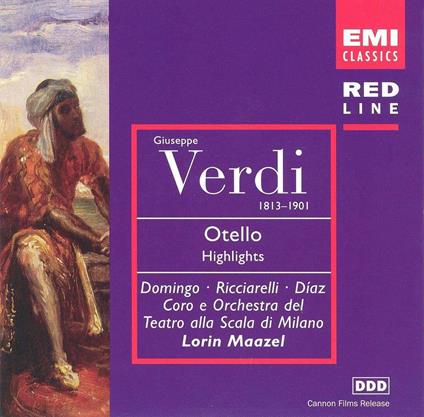 Red Line - Verdi (Othello-Highlights) - CD Audio