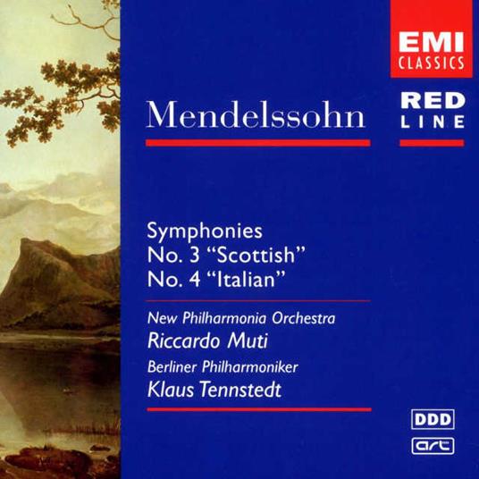 Sinfonia No. 4 Op. 90 - CD Audio di Felix Mendelssohn-Bartholdy,Riccardo Muti,New Philharmonia Orchestra