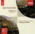 Sinfonie n.4, n.5, n.6, n.7 - CD Audio di Ludwig van Beethoven,Wolfgang Sawallisch
