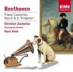 Concerti per pianoforte n.4, n.5 - CD Audio di Ludwig van Beethoven,Christian Zacharias,Staatskapelle Dresda,Hans Vonk