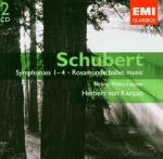 Sinfonie n.1, n.2, n.3, n.4 - CD Audio di Franz Schubert,Herbert Von Karajan,Berliner Philharmoniker