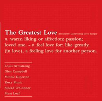 The Greatest Love - CD Audio