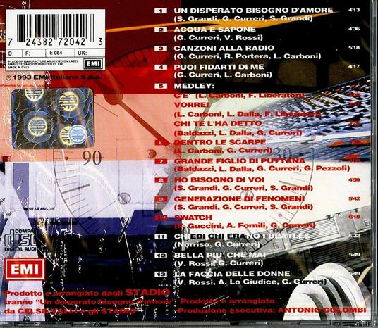 Stadio Mobile Live - CD Audio di Stadio - 2