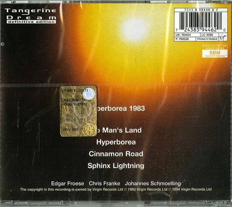 Hyperborea - CD Audio di Tangerine Dream - 2