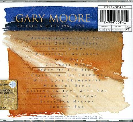 Ballads and Blues 1982-1994 - CD Audio di Gary Moore - 2