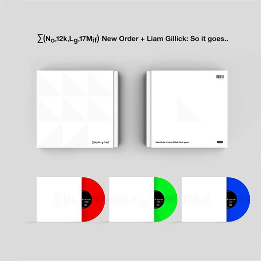 New Order + Liam Gillick - So It Goes.. (Live At The 2017 Manchester International Festival) (3Lp) - Vinile LP