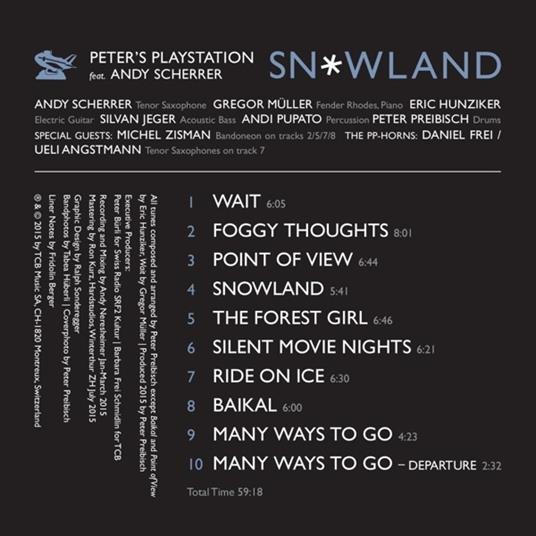 Snowland - CD Audio di Peter's Playstation - 2