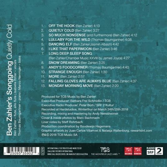 Quietly Cold - CD Audio di Ben Zahler - 2