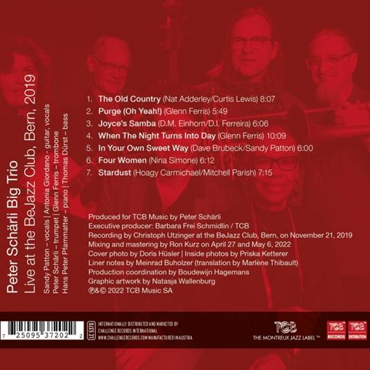 Live At The Bejazz Club, Bern 2019 - CD Audio di Peter Schärli Big Trio - 2