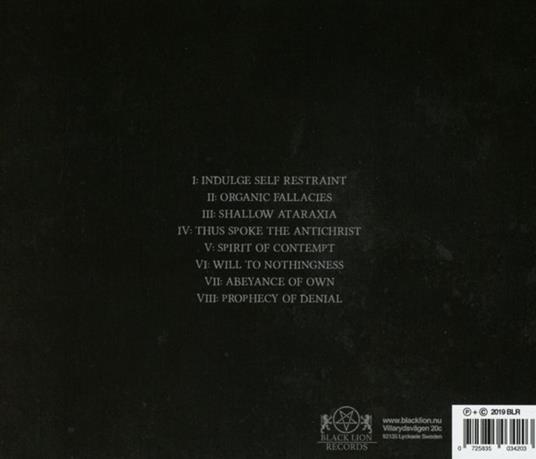 Thus Spoke the Antichrist - CD Audio di Nihility - 2