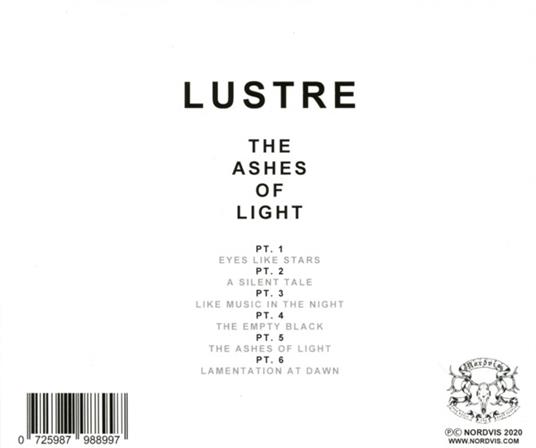 Ashes of Light - CD Audio di Lustre - 2