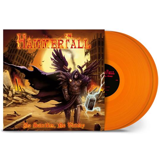 No Sacrifice, No Victory (Orange Coloured Vinyl) - Vinile LP di Hammerfall