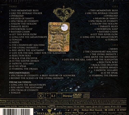 Live in the Heart of Helsinki (Limited Edition) - CD Audio + DVD di Soilwork - 2