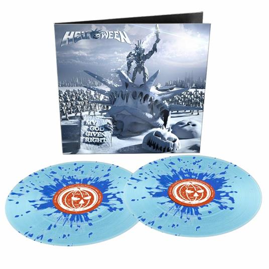 My God-Given Right (Blue Splatter Coloured Vinyl) - Vinile LP di Helloween