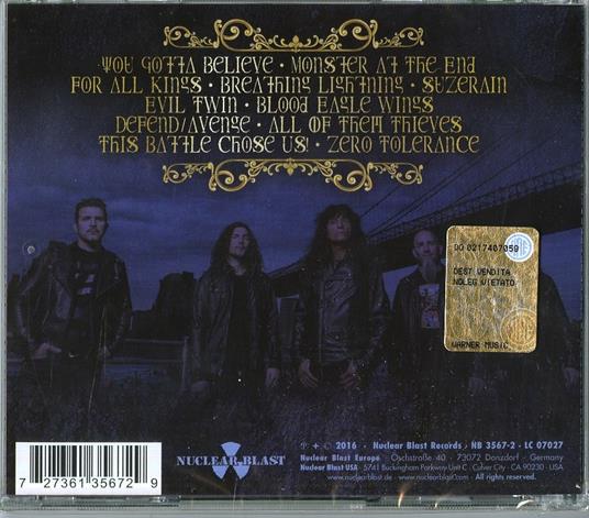 For All Kings - CD Audio di Anthrax