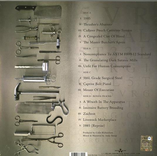 Surgical Steel (Complete Edition) - Vinile LP di Carcass - 2