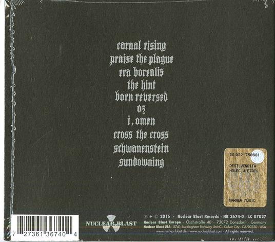 Ode to the Flame - CD Audio di Mantar - 2