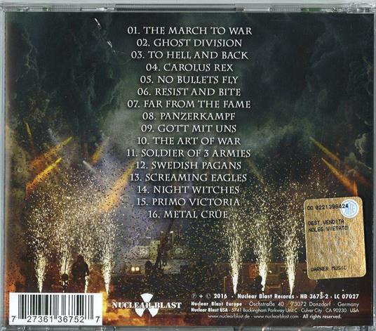 Heroes on Tour - CD Audio di Sabaton - 2