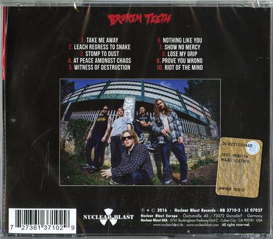 At Peace Amongst Chaos - CD Audio di Broken Teeth - 2