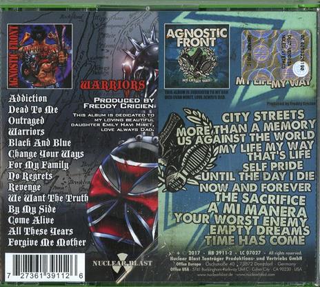 Warriors - My Life My Way - CD Audio di Agnostic Front - 2