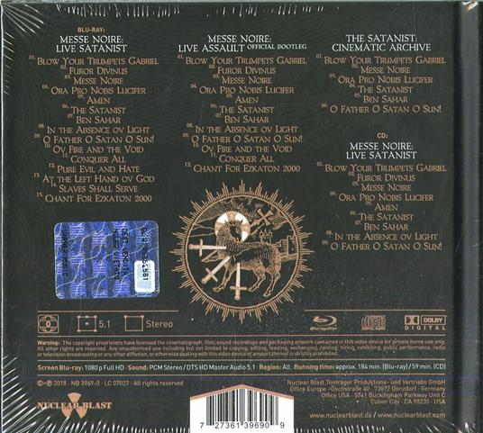Messe Noir - CD Audio + Blu-ray di Behemoth - 2