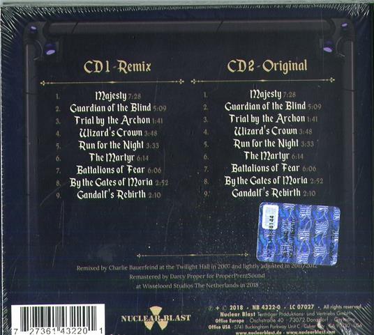Battalions of Fear (Remixed 2007 & Remastered 2018) - CD Audio di Blind Guardian - 2