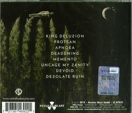 King Delusion - CD Audio di Nailed to Obscurity - 2