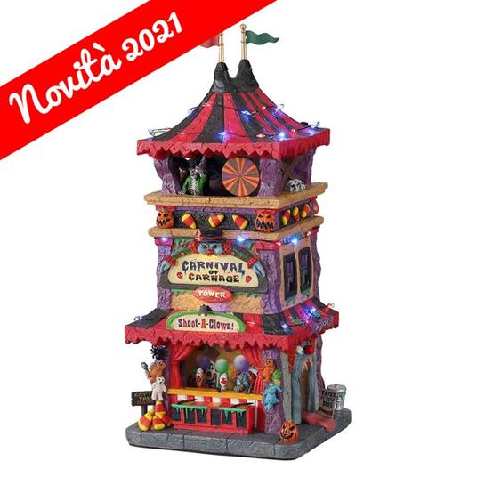 Lemax Torre Di Carnevale - Carnival Of Carnage Cod 15727
