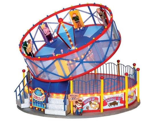 Lemax Giostra Round Up Cod 24483 Village Presepe Con Movimenti