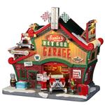 Lemax Officina Meccanica Di Babbo Natale - Santa''S Hot Rod Garage Cod 25863