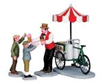 Lemax Venditore Di Gelati - Gelato Cart, Set Of 4 Cod 32139 Presepe