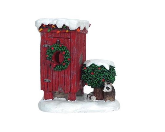 Villaggi di Natale Lemax Christmas Outhouse Cod. 64481